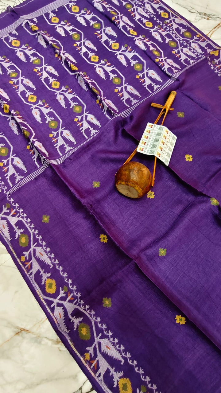Sonar Moyna Gacchi Tussar Saree