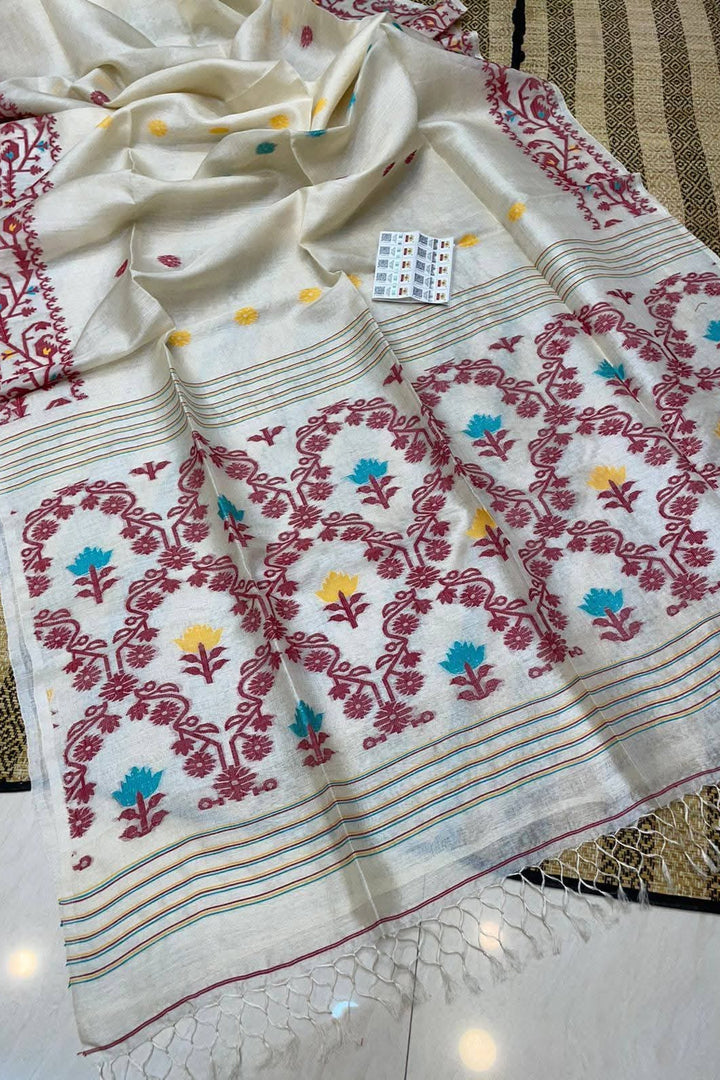 Rangini Ruposhi Gachi Tussar Saree