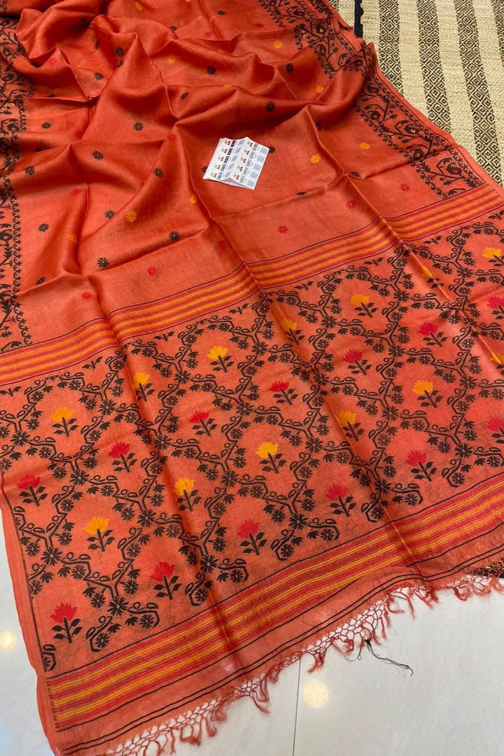 Rangini Ruposhi Gachi Tussar Saree