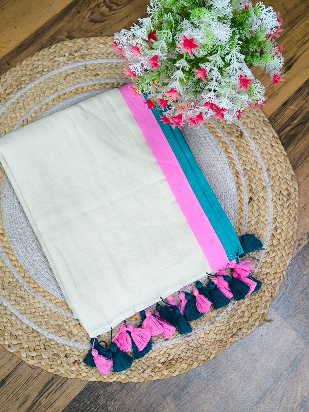 Onam special Mul Cotton Saree