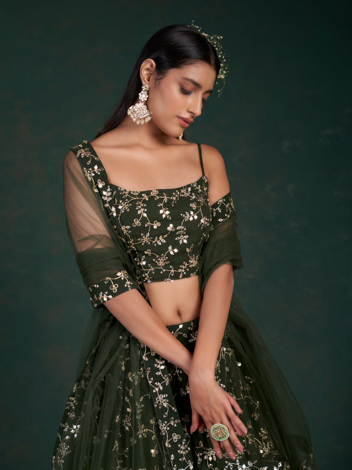 Formally Pretty - Georgette Lehenga