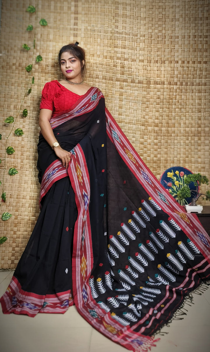 Light of the Border Katki Jamdani Saree