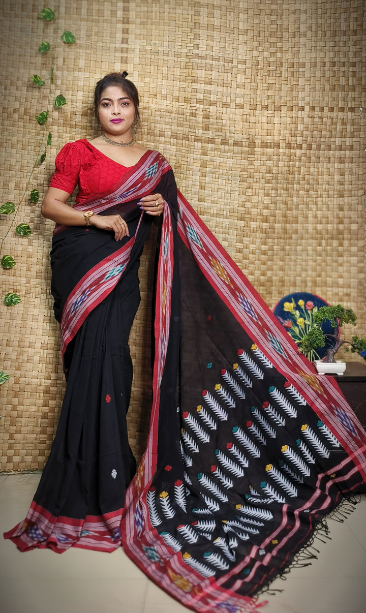Light of the Border Katki Jamdani Saree