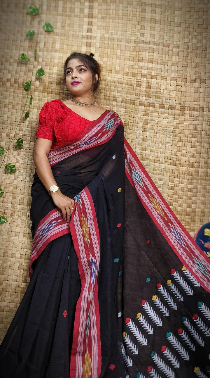 Light of the Border Katki Jamdani Saree