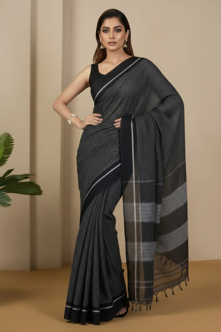 Ethereal & Elegant Kadam Kusum Cotton Saree
