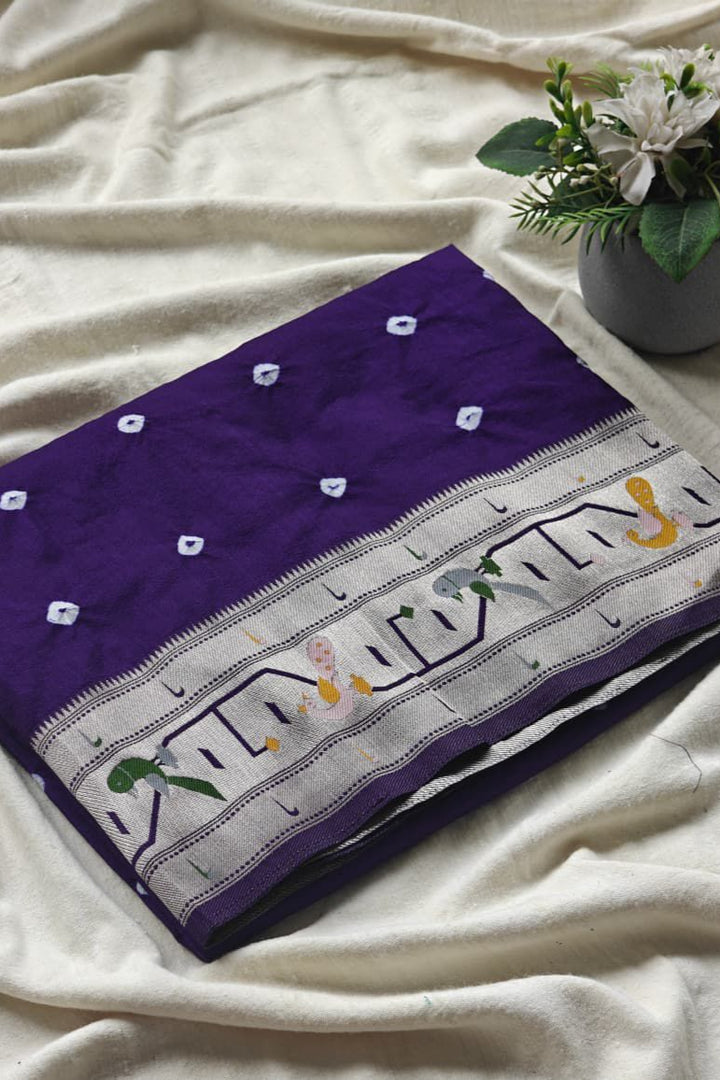 Stream of Blessings Tussar Georgette Saree