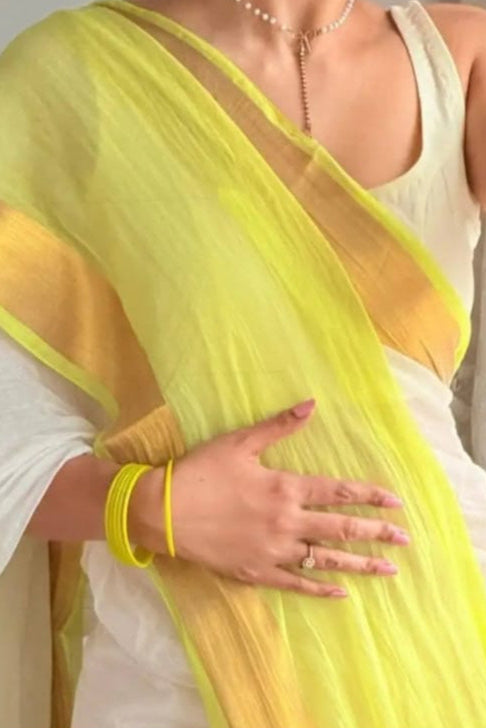 Shiv Ganga Linen Saree