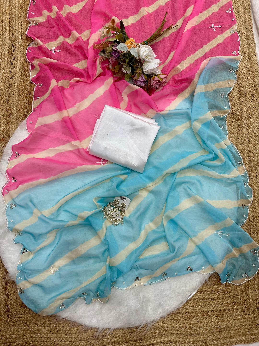 Triveni Sangam Fancy Silk Saree