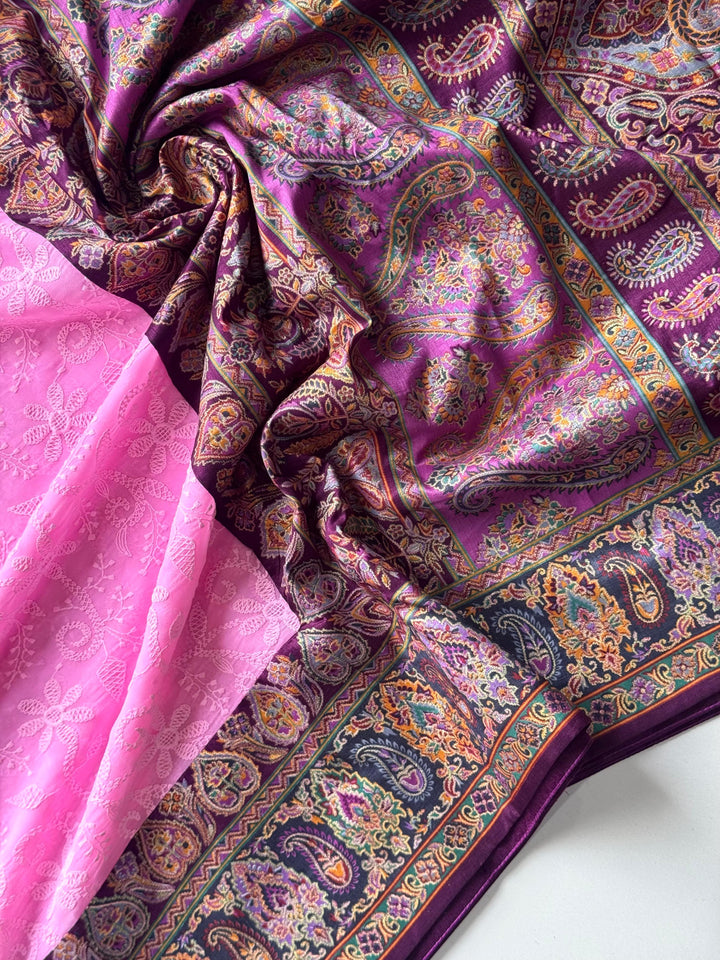 Heavenly Hues Pashmina Georgette Saree