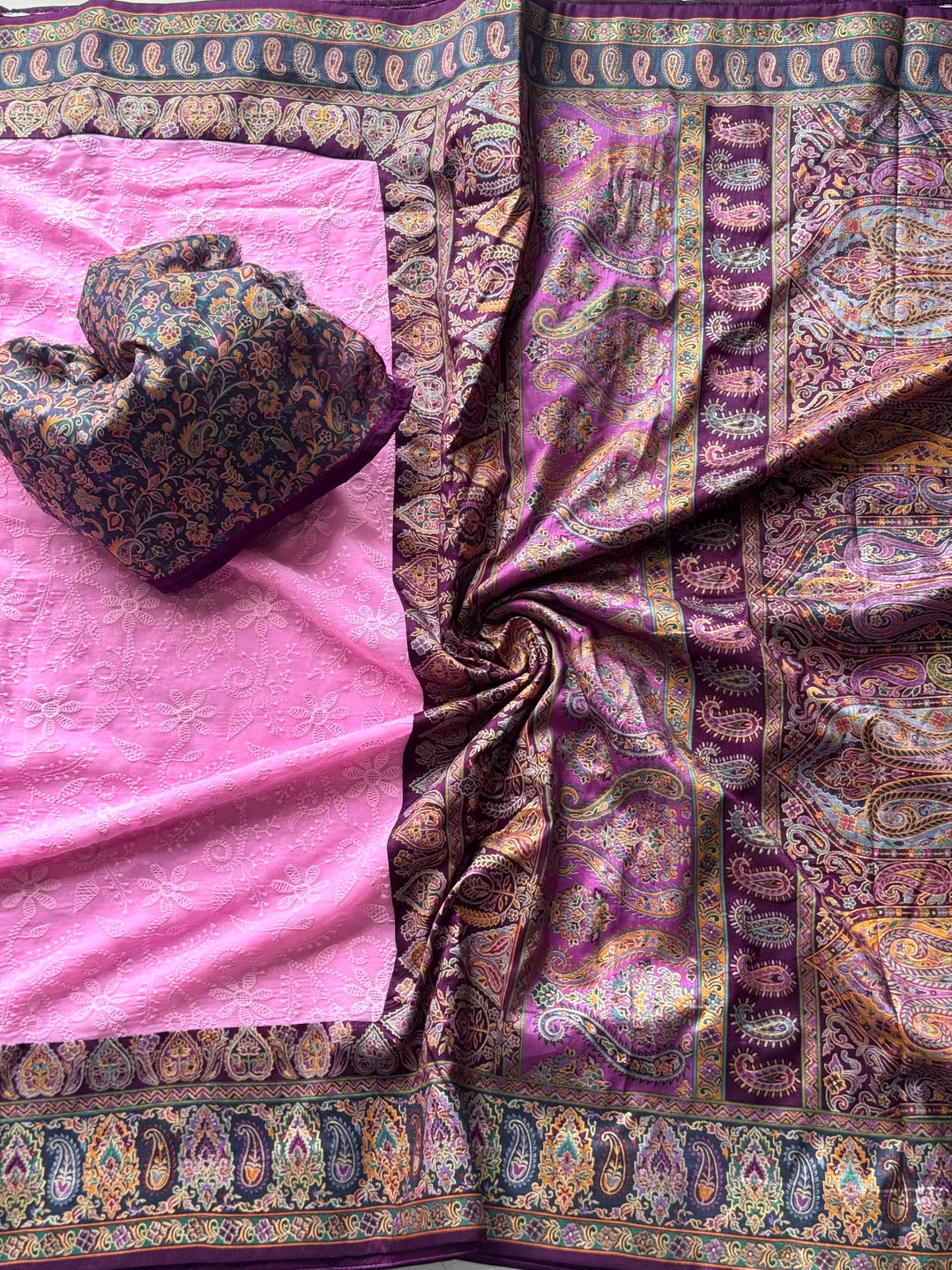 Heavenly Hues Pashmina Georgette Saree