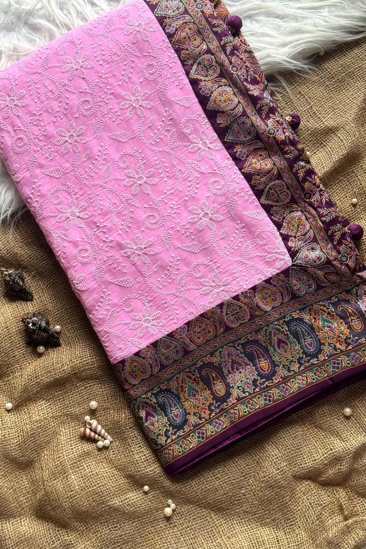 Heavenly Hues Pashmina Georgette Saree