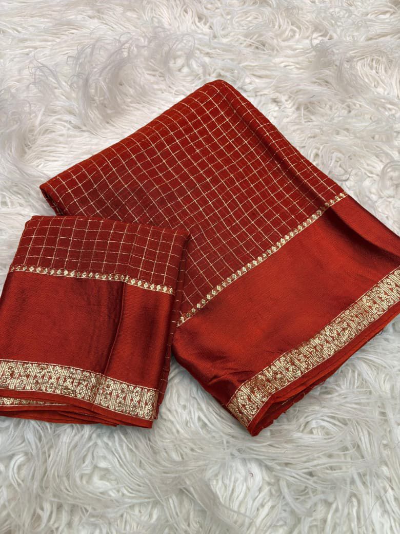Hello Shine Georgette Silk Saree