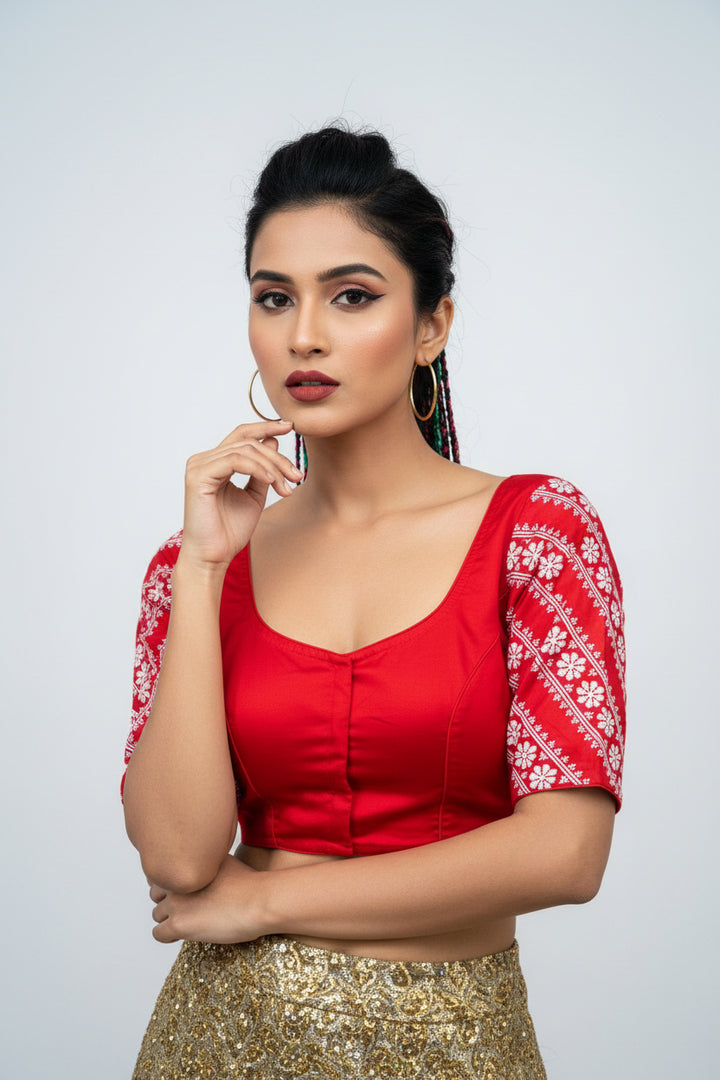 Classic Sundari Cotton Blouse