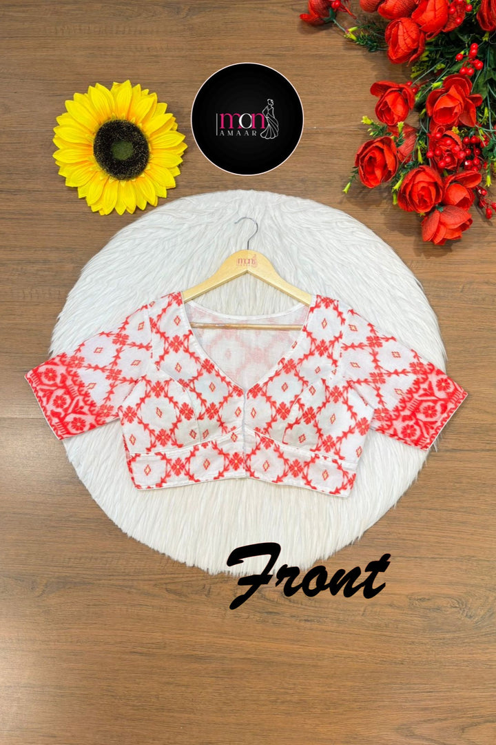 Jamdani Aura Designer Blouse