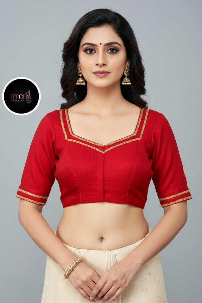 Brilliance Of Vichitra Silk Blouse