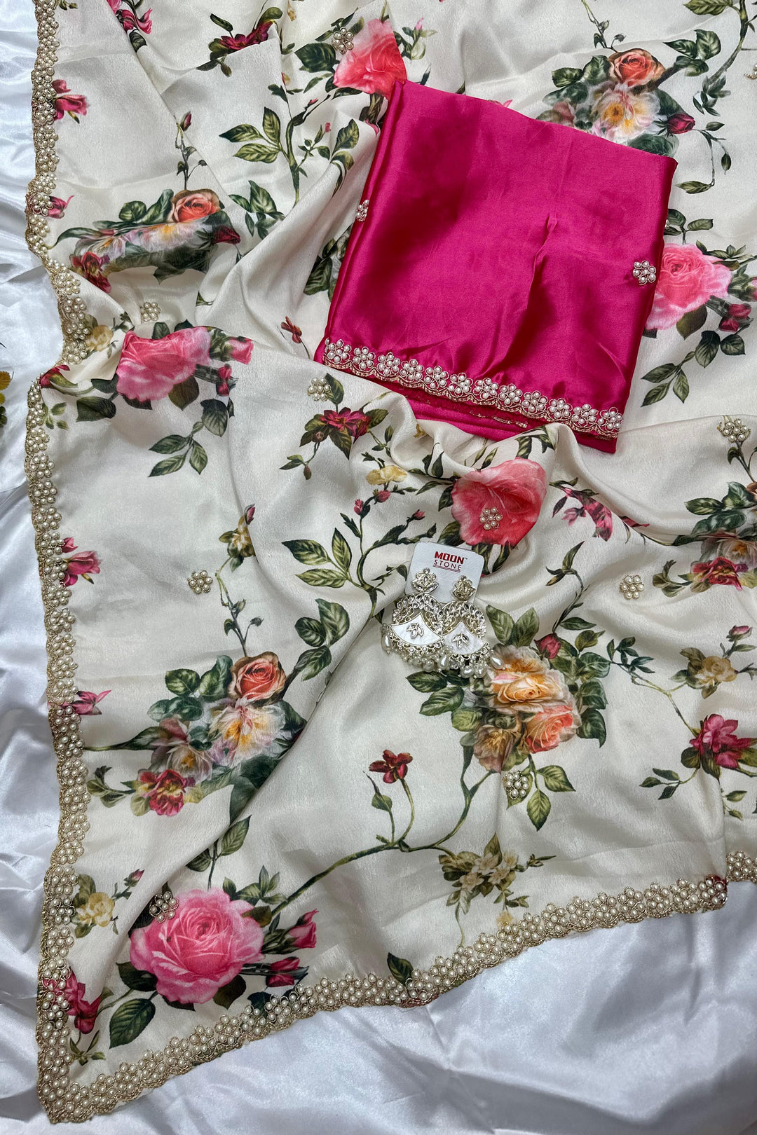 Dazzle Dance Chinnon Silk Saree