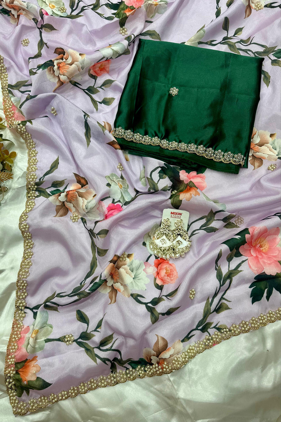 Dazzle Dance Chinnon Silk Saree