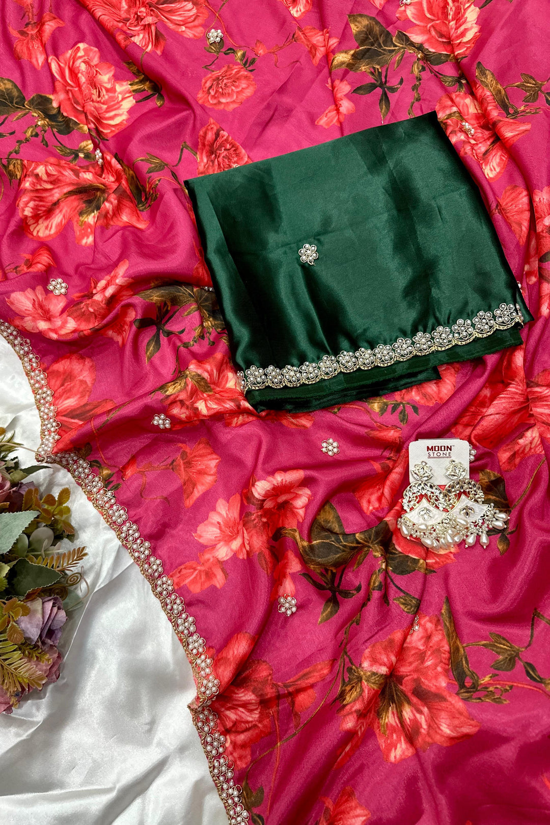 Dazzle Dance Chinnon Silk Saree