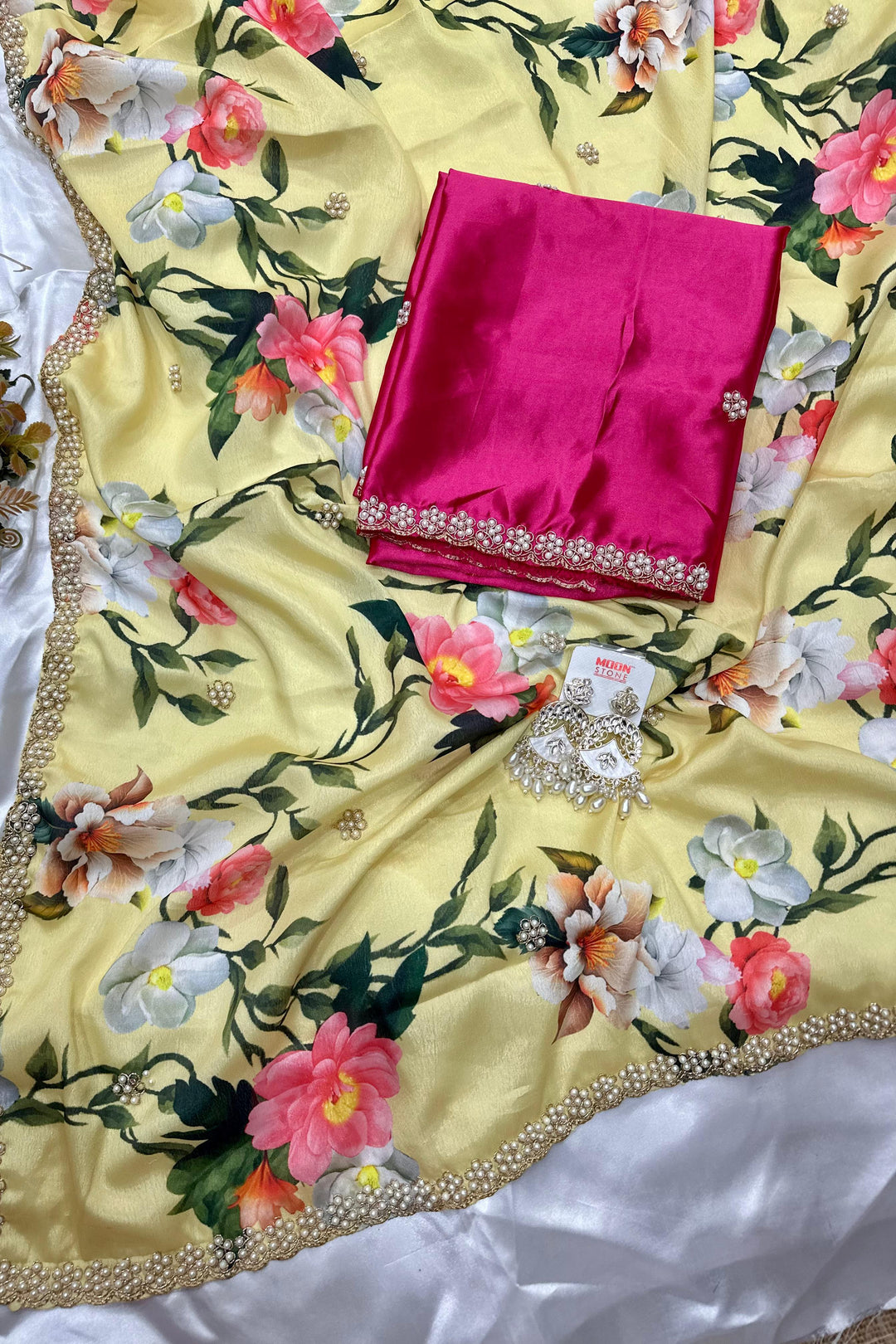 Dazzle Dance Chinnon Silk Saree