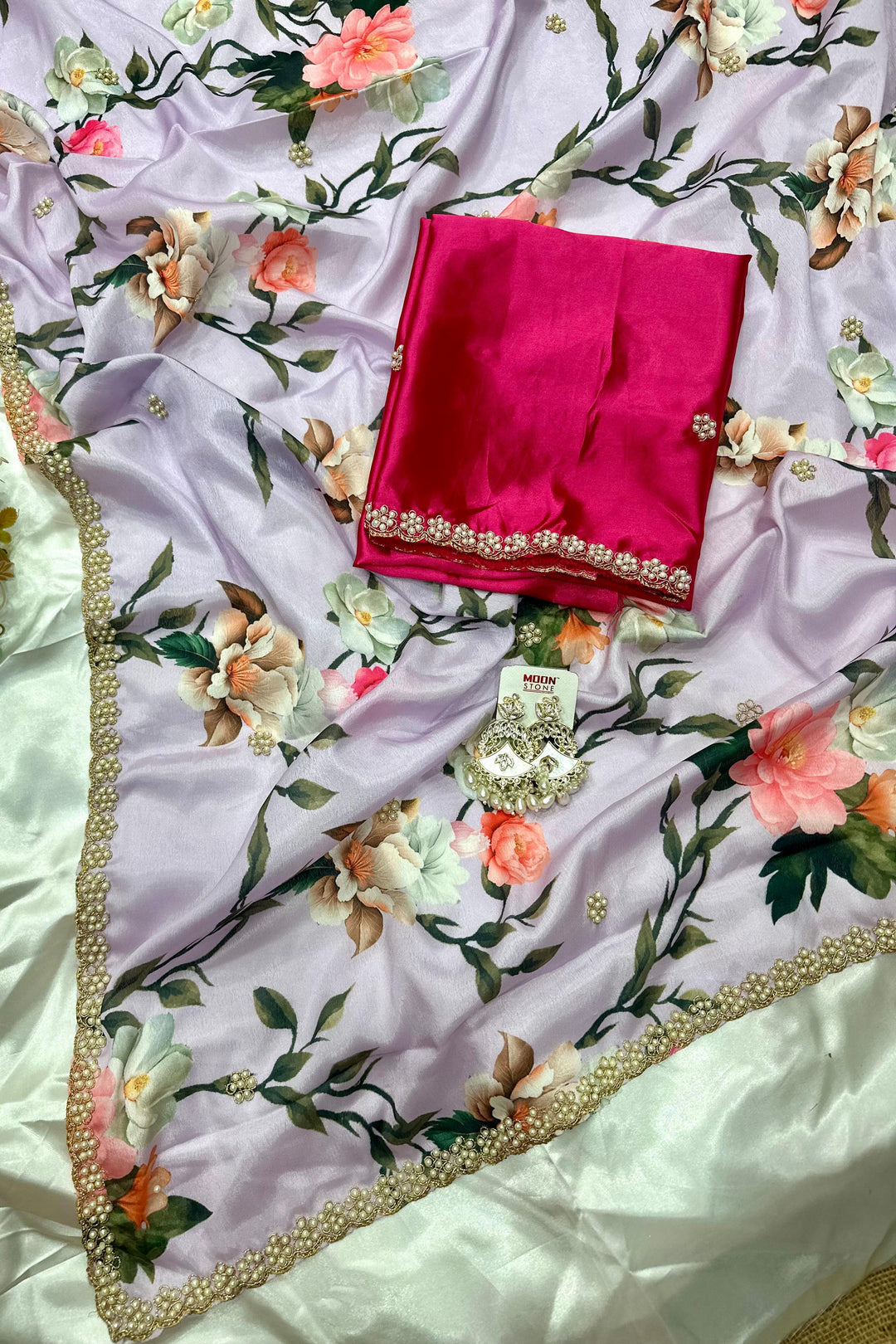 Dazzle Dance Chinnon Silk Saree