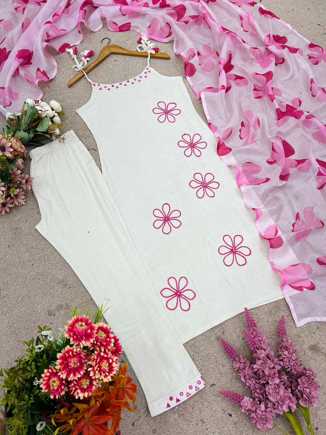 The Perfect Match Silk Kurti Set