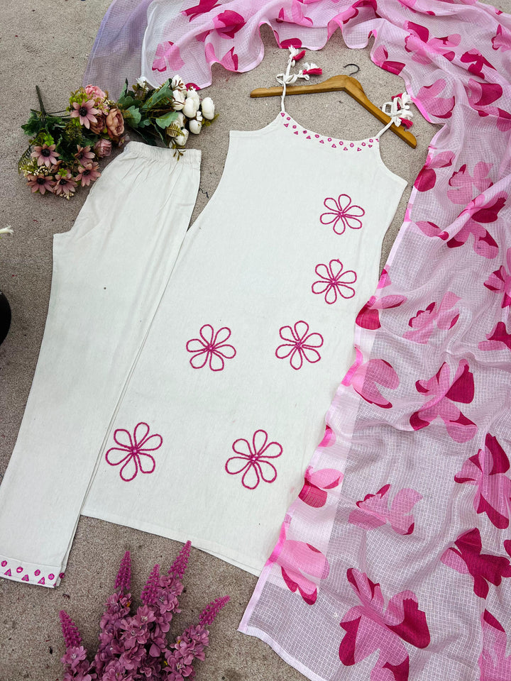 The Perfect Match Silk Kurti Set