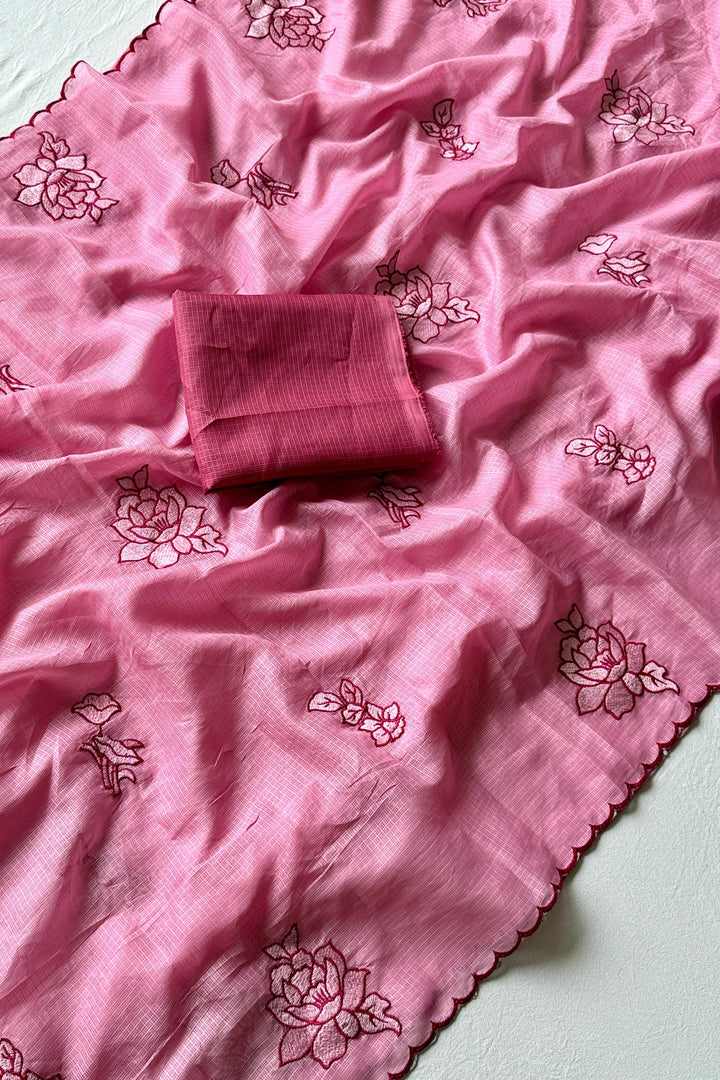 Daybreak Charm Fancy Kota Saree
