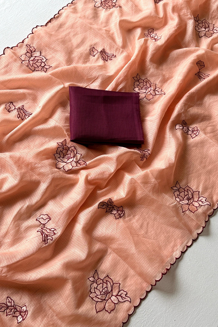 Daybreak Charm Fancy Kota Saree