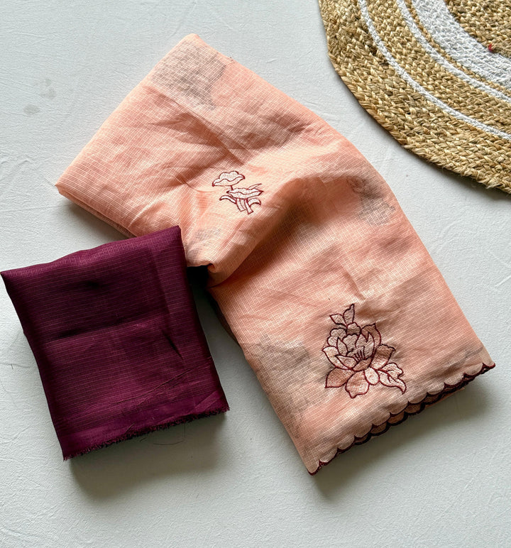 Daybreak Charm Fancy Kota Saree