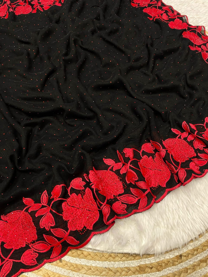 Moments of Love Fancy Vichitra Silk Saree
