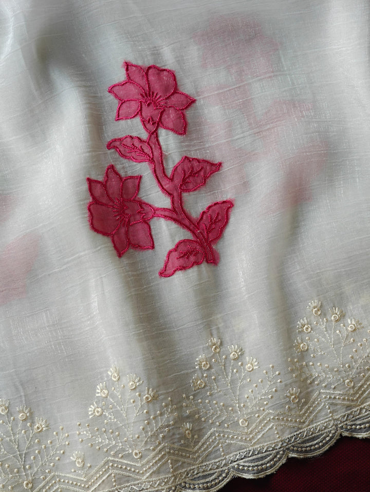 Crystal Gleam Fancy Silk Saree
