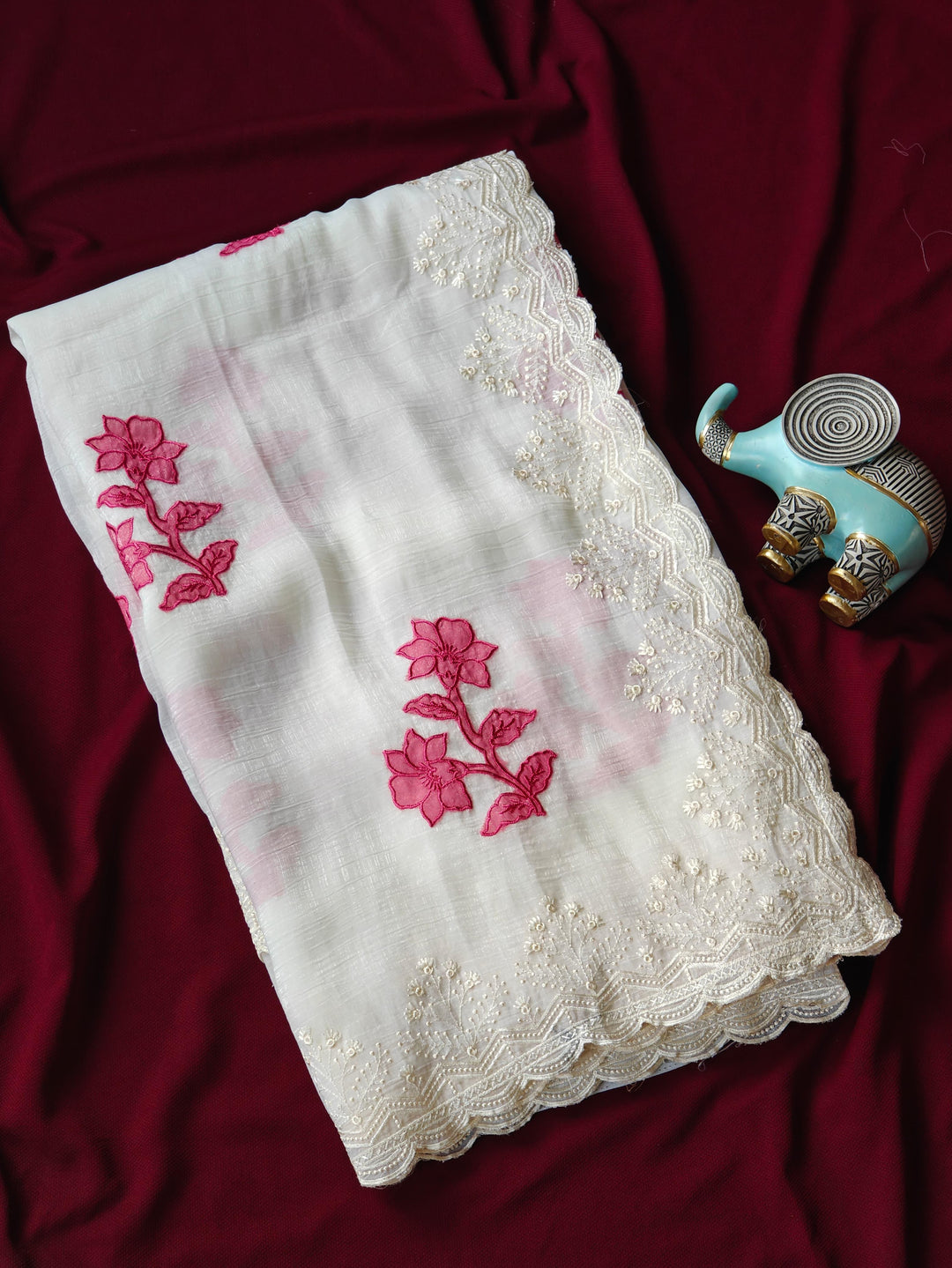Crystal Gleam Fancy Silk Saree