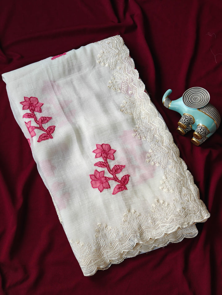 Crystal Gleam Fancy Silk Saree