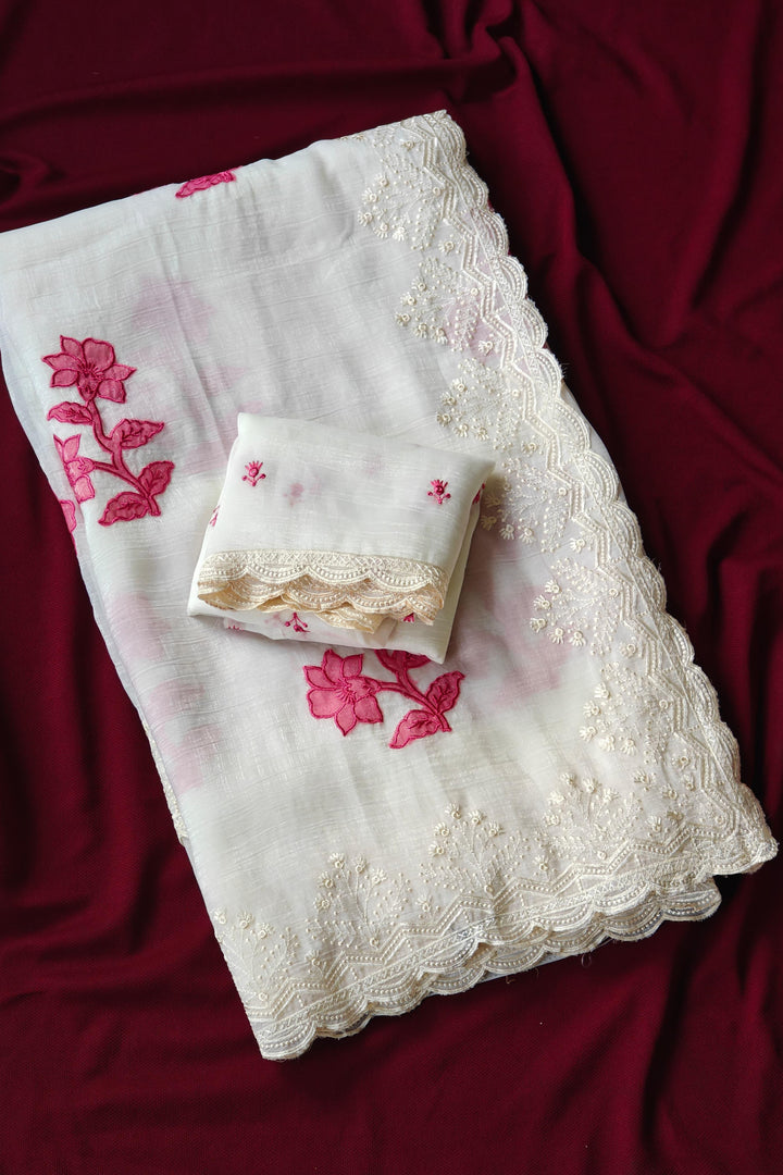 Crystal Gleam Fancy Silk Saree