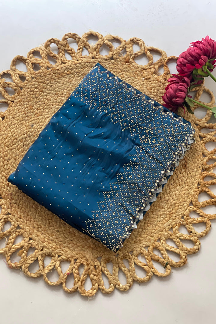 Sweetness Of Blue Jimmy Chu Saree
