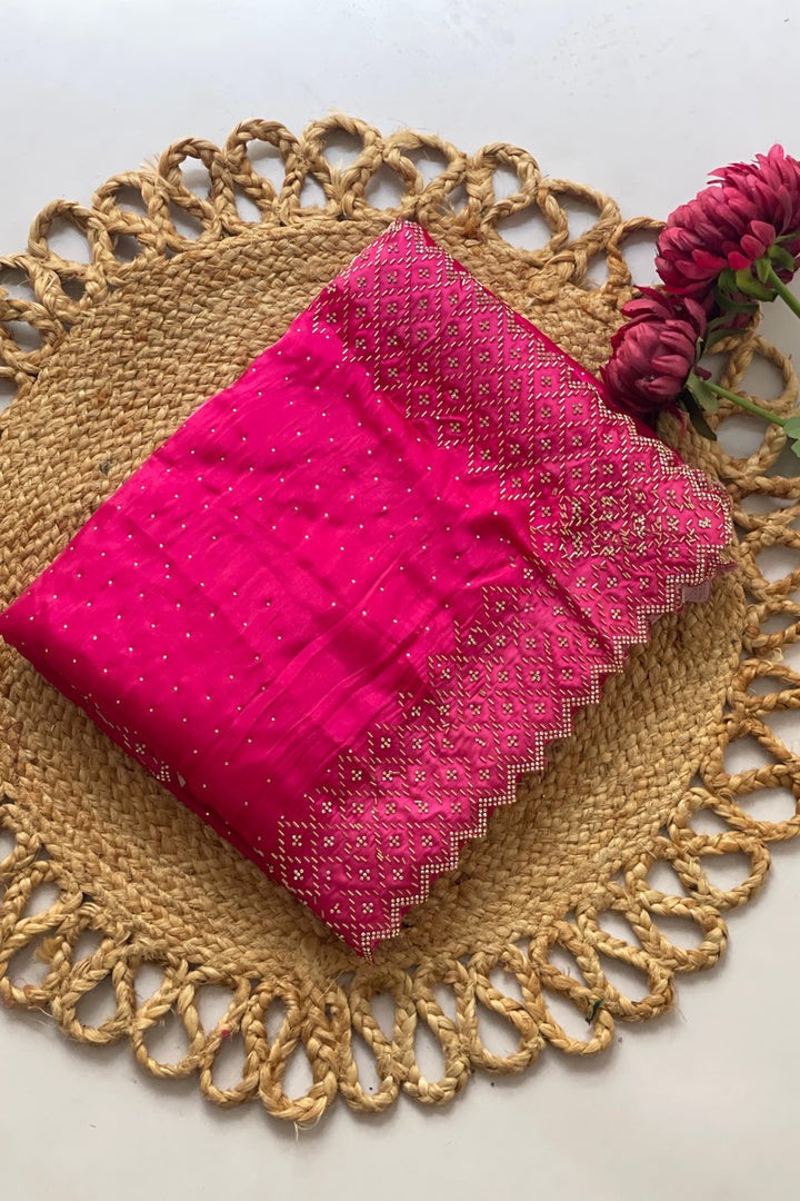 Sweetness Of Pink Jimmy Chu Saree