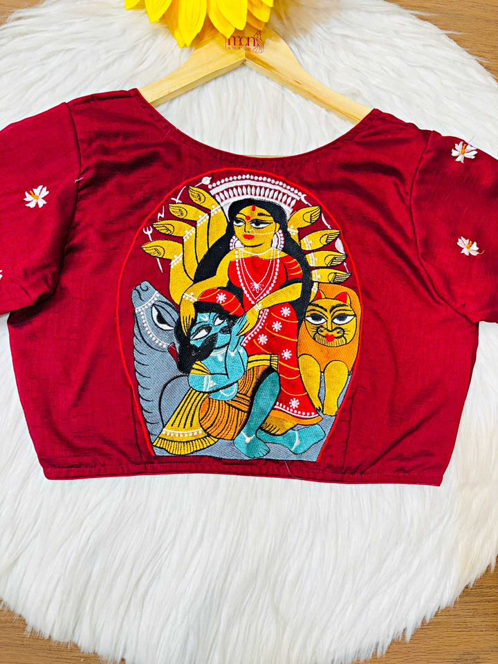 Shakti Rupena Samsthita (শক্তিরূপেণ সংস্থিতা)Designer Blouse