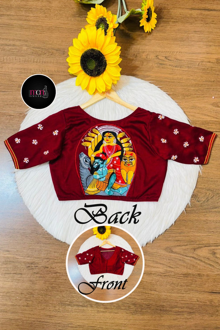 Shakti Rupena Samsthita (শক্তিরূপেণ সংস্থিতা)Designer Blouse