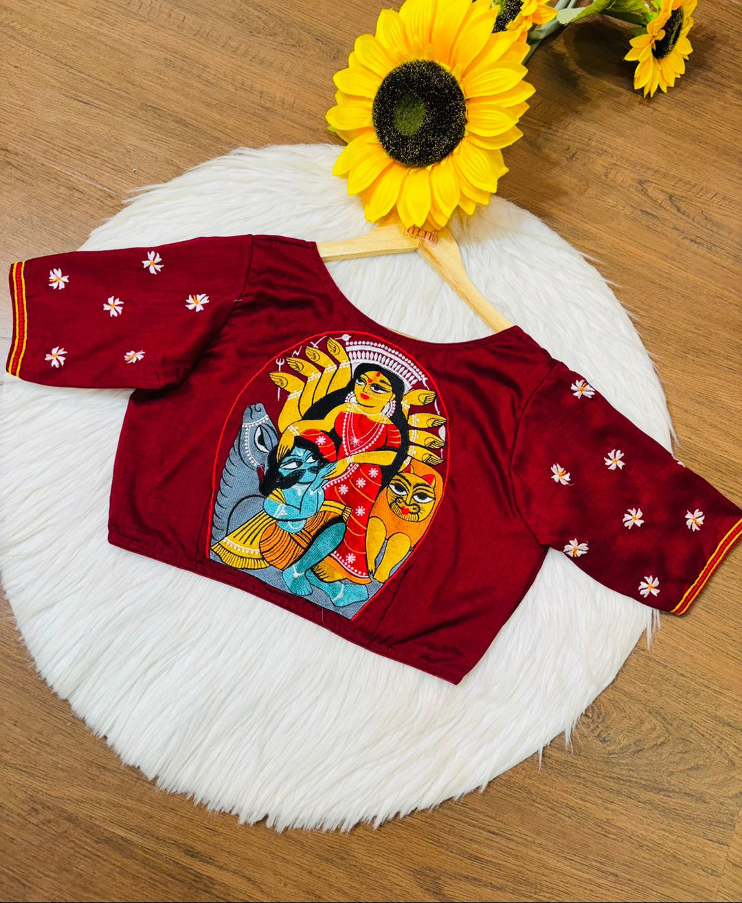 Shakti Rupena Samsthita (শক্তিরূপেণ সংস্থিতা)Designer Blouse