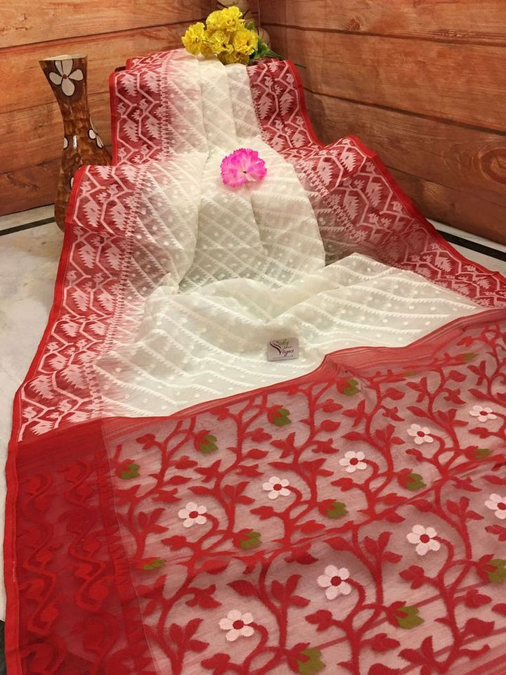 Anjali - Ashtami Special Jamdani Saree