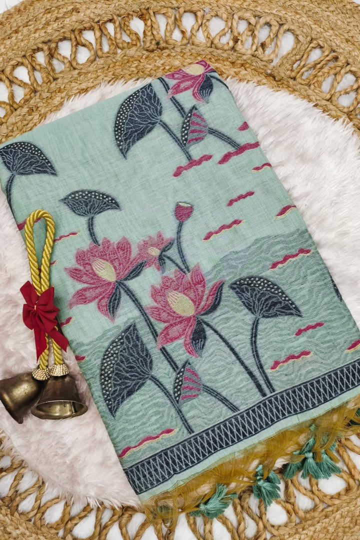 Heartstrings Muga Cotton Saree