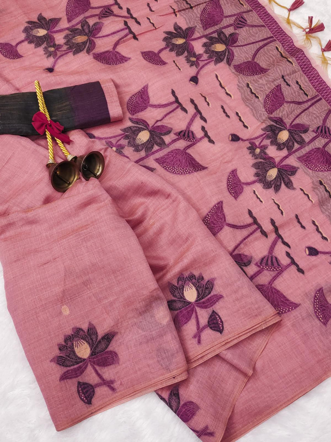 Heartstrings Muga Cotton Saree