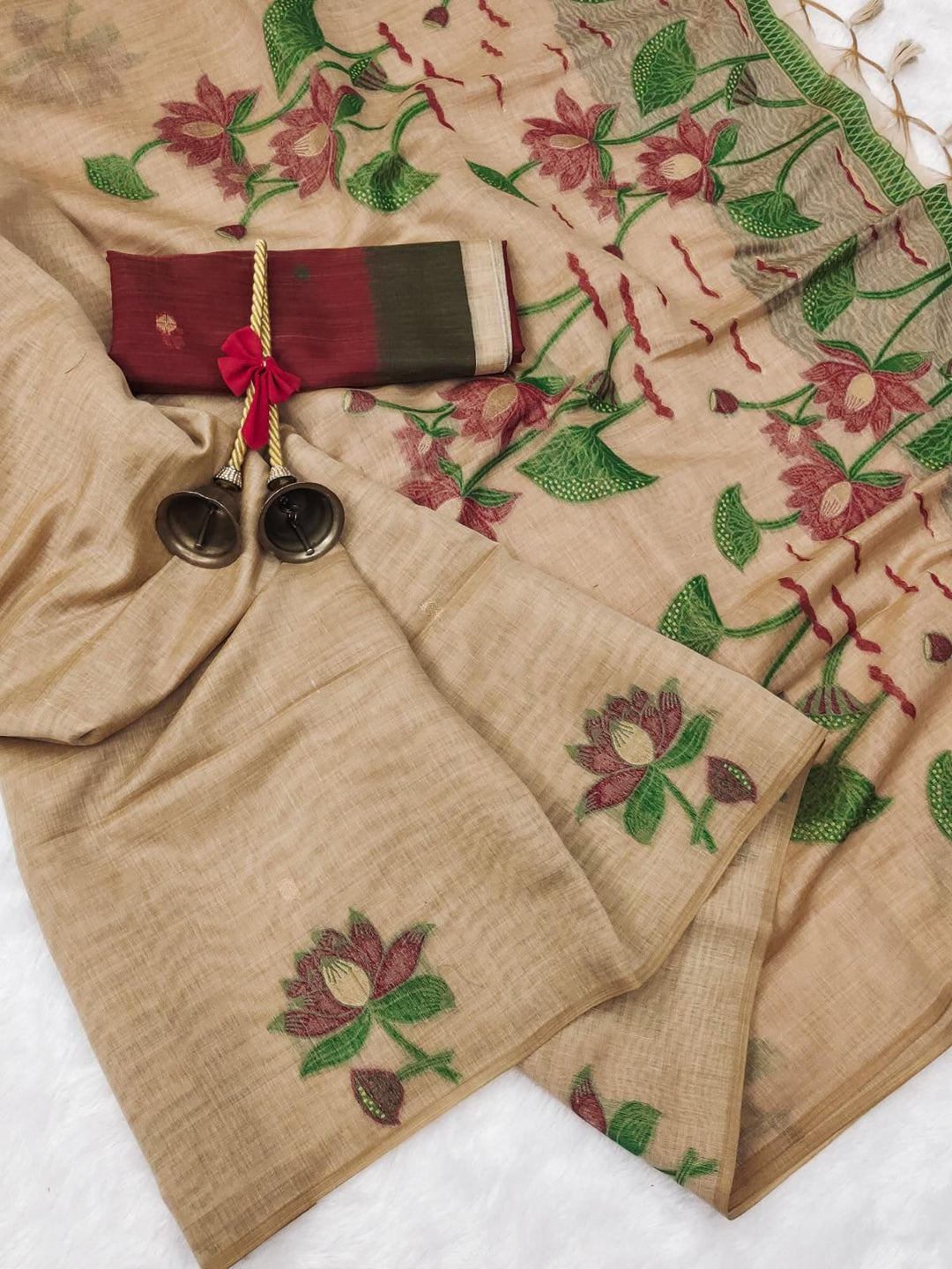 Heartstrings Muga Cotton Saree