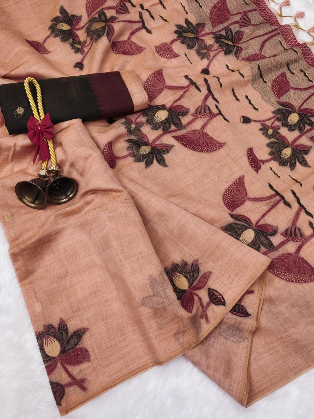 Heartstrings Muga Cotton Saree
