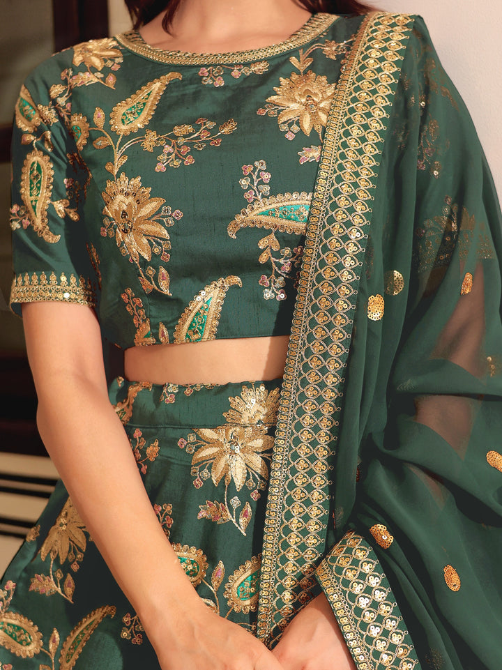 Mughal Noor Fancy Silk Lehenga