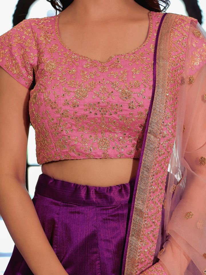 Musical Splendor Silk Lehenga