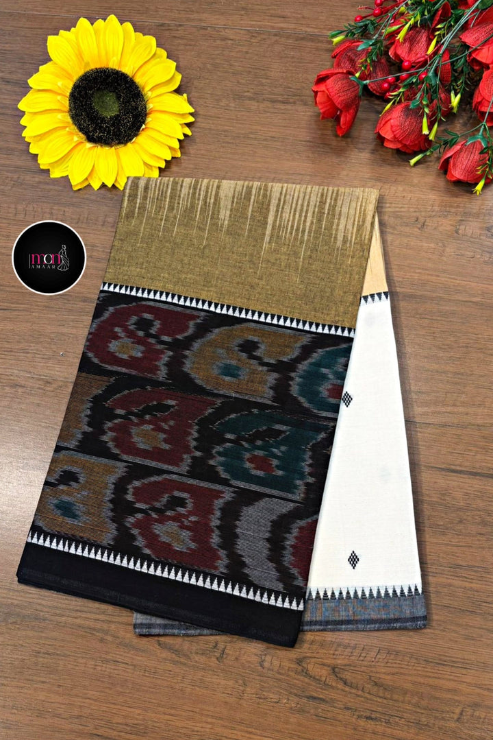Ikatara - Dhonekhali Cotton Handloom Saree(Dvitiya)