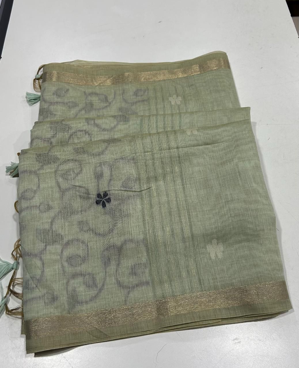 Kamdhenu Special Muga Cotton Saree