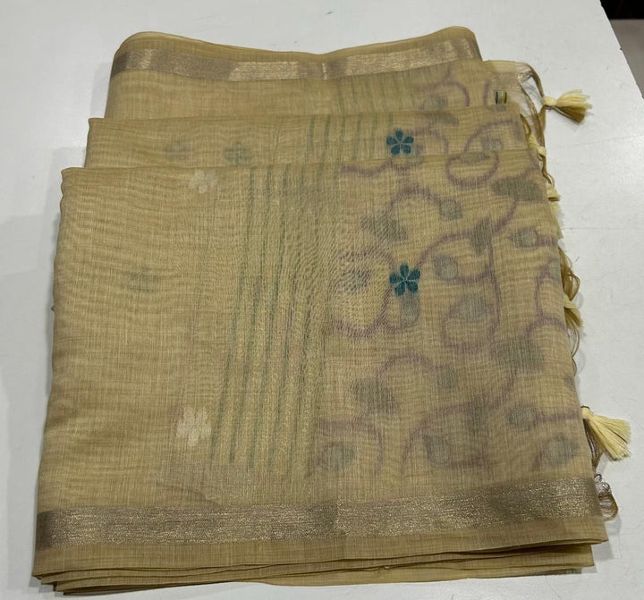 Kamdhenu Special Muga Cotton Saree