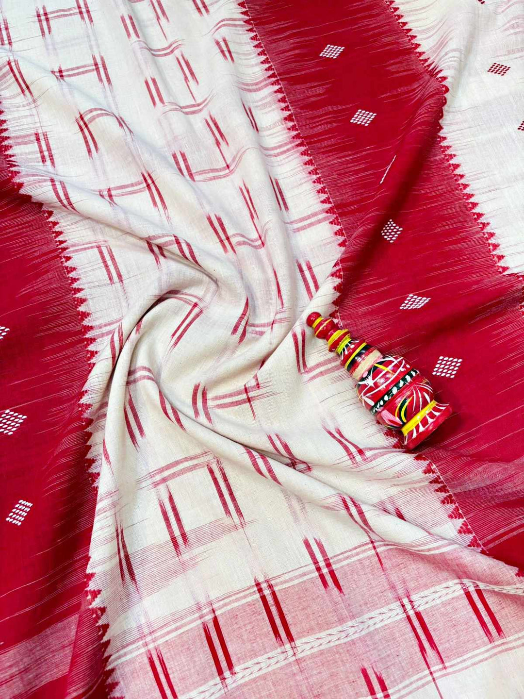 Ikatara - Dhonekhali Cotton Handloom Saree(Tritiya)